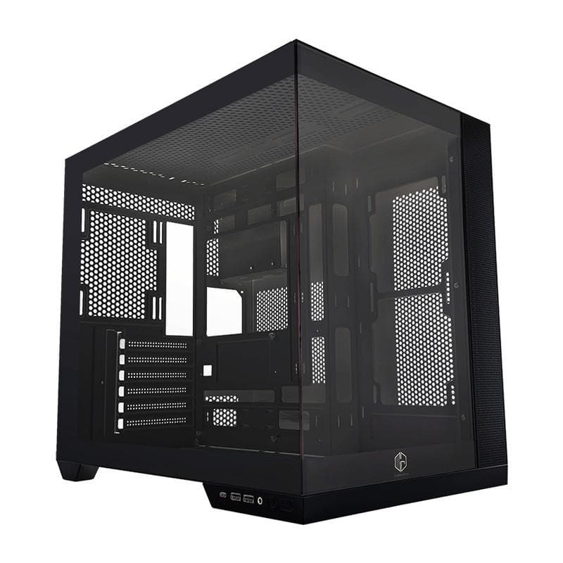 CUBE GAMING KNOMA (BLACK) - ATX Gaming Case - Front & Left Side Tempered Glass - USB Type C Included - Dust Filter
