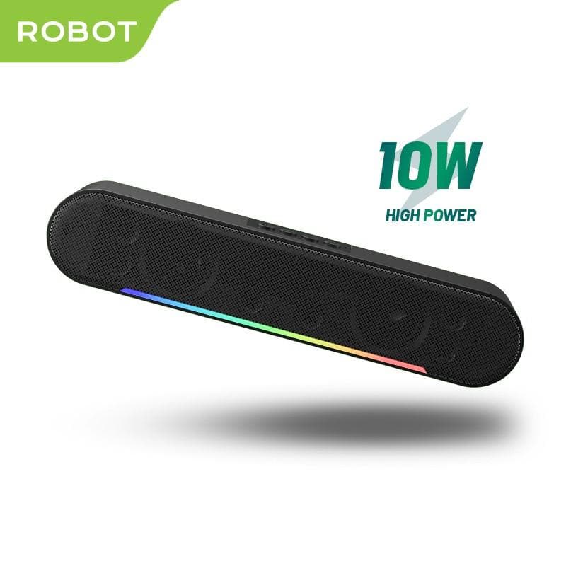 ROBOT RB290 Stereo Bluetooth Speaker Computer Soundbar 10W RGB Light