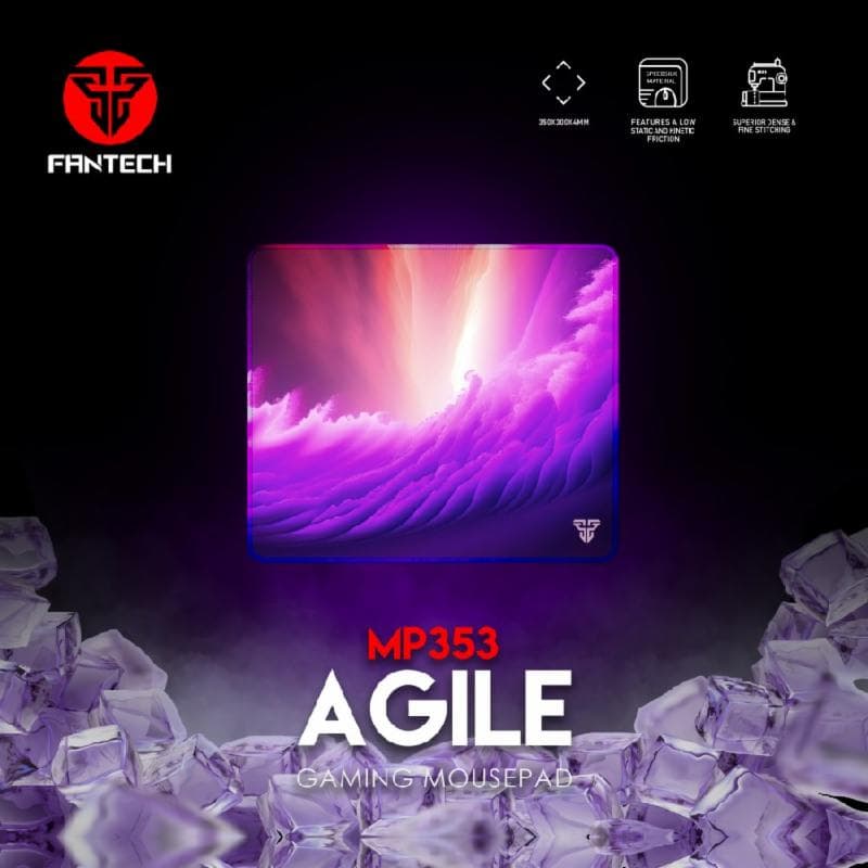 FANTECH MP353 AGILE SPEED (Atomic Purple) Mousepad Deskmat Gaming