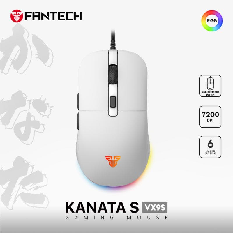 FANTECH KANATA S VX9S (WHITE) GAMING MOUSE