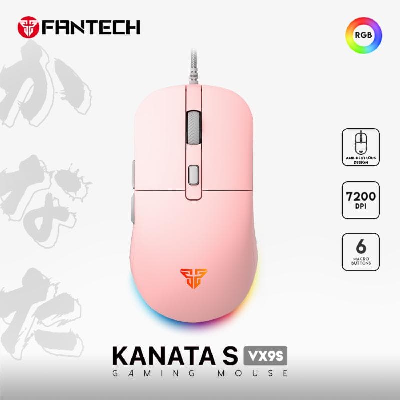 FANTECH KANATA S VX9S (PINK) GAMING MOUSE