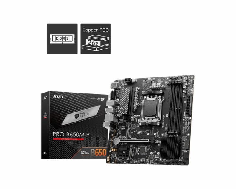 MSI PRO B650M-P DDR5 SOCKET AM5