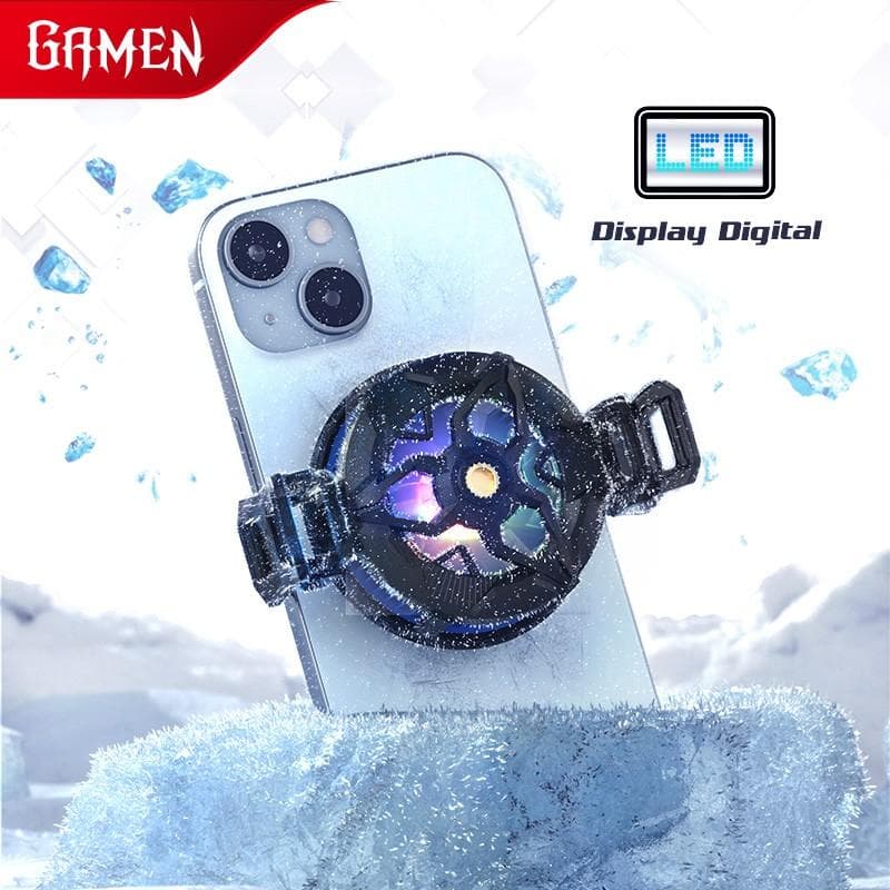 GAMEN GMR06 Fan Cooler Phone Pendingin HP Heatsink Magnetic Semiconductor