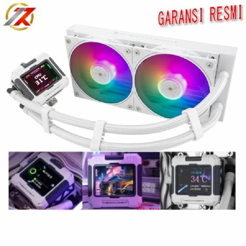 THERMALRIGHT Frozen Warframe 240 WHITE ARGB w/ LCD Display CPU AIO Water Cooling