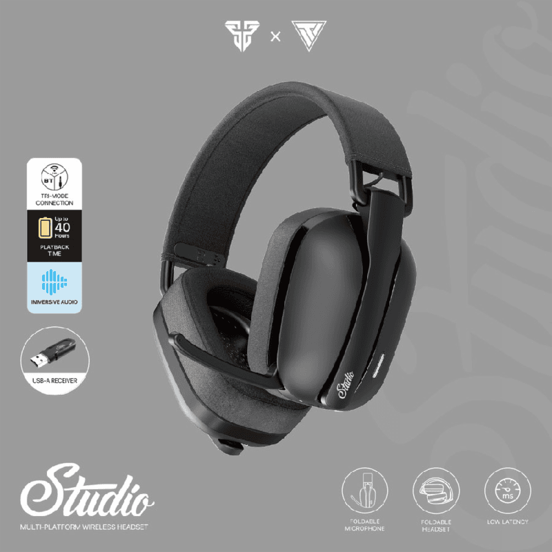 FANTECH WHG03 STUDIO (BLACK) WIRELESS GAMING HEADSET