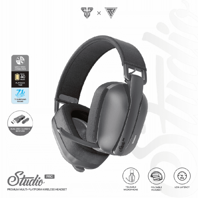 FANTECH WHG03 PRO STUDIO (BLACK) WIRELESS GAMING HEADSET
