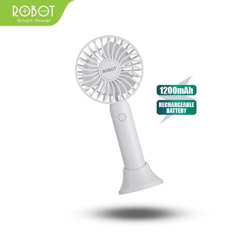 ROBOT RT-BF19 (White) Mini Fan Desktop Stand Kipas Angin Portable