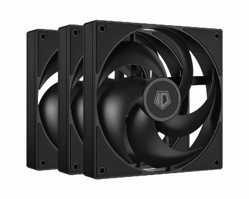 ID-COOLING AS-120-K TRIO BLACK 120mm Silent PWM Fan