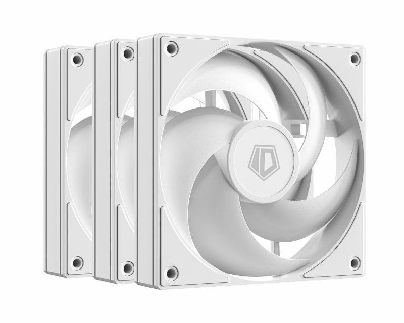 ID-COOLING AS-120-W TRIO WHITE 120mm Silent PWM Fan