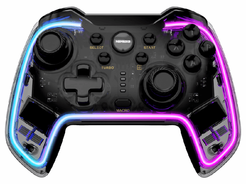 NYK Nemesis PRIME GP600 (SMOOKY) Gamepad Bluetooth Dual Mode RGB with Holder
