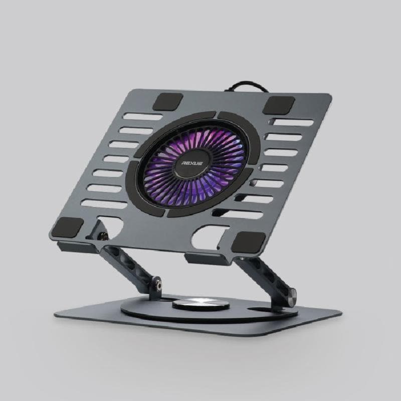 REXUS FP04 DECHA FROST (GREY) 360 ROTARY LAPTOP AND TABLET STAND