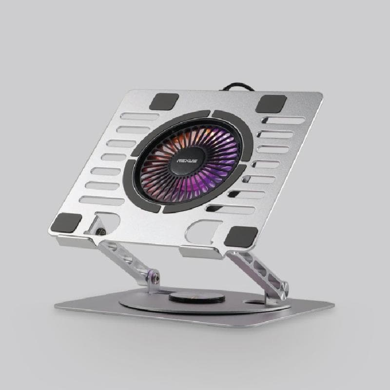 REXUS FP04 DECHA FROST (SILVER) 360 ROTARY LAPTOP AND TABLET STAND