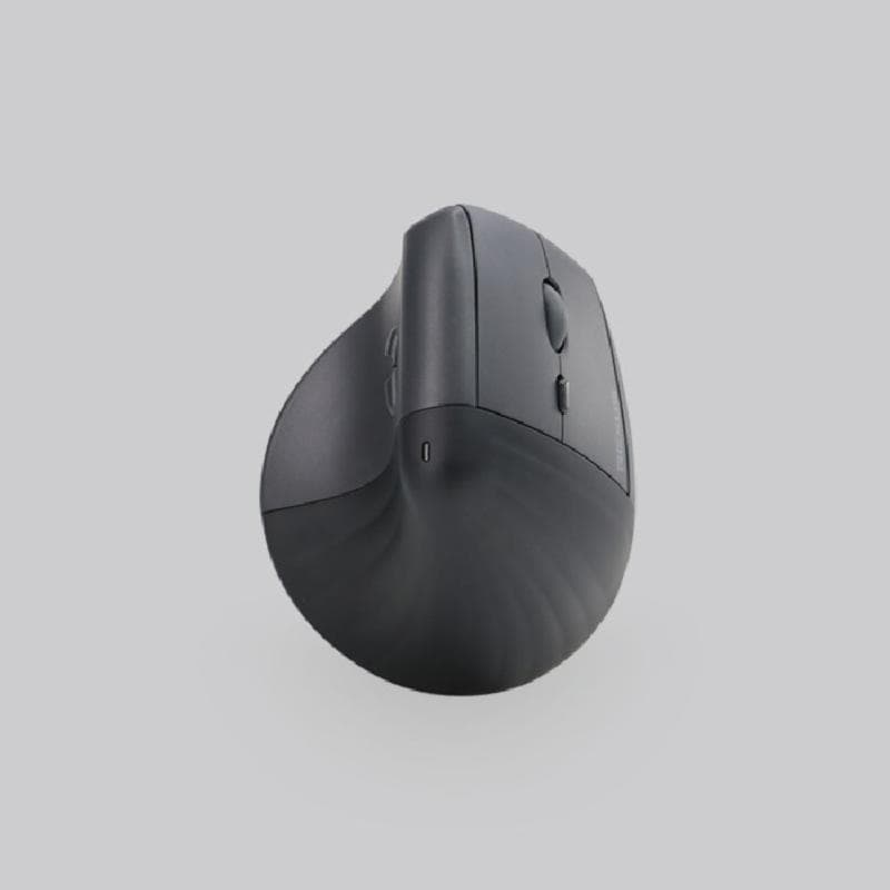 REXUS QV-270 CLIF II (BLACK) VERTICAL MOUSE WIRELESS BLUETOOTH