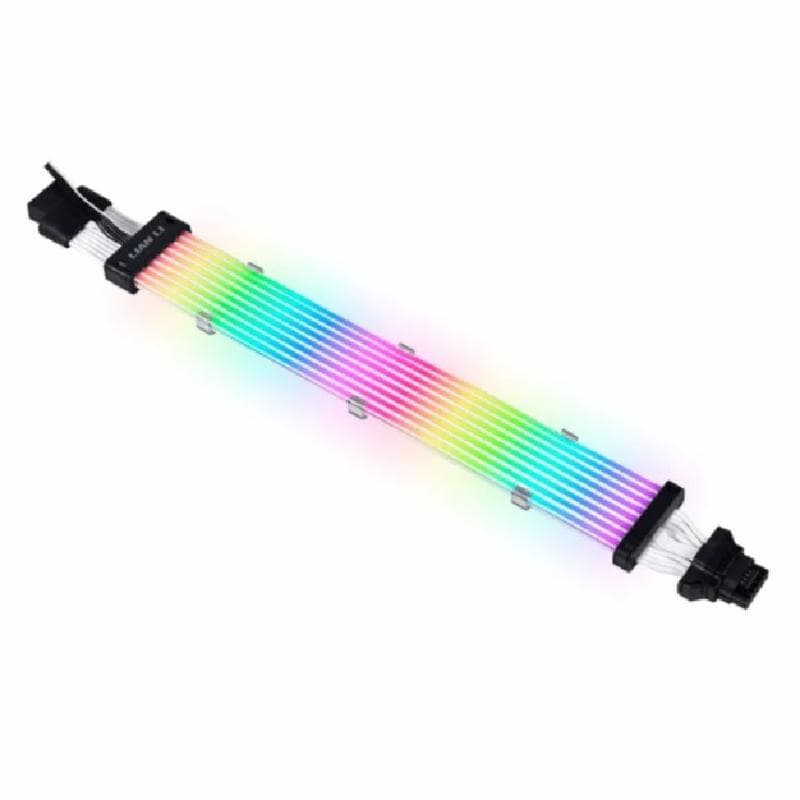 LIAN LI STRIMER PLUS V2 ARGB 8 LIGHT - 12+4-PIN GPU EXTENSION CABLE FOR RTX 40 SERIES - PW16-8PV2