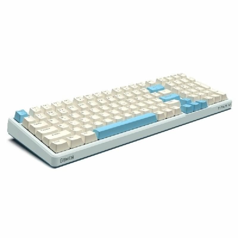 GAMEN TITAN 6 (White) 98% Layout Fullsize RGB Mechanical Gaming Keyboard