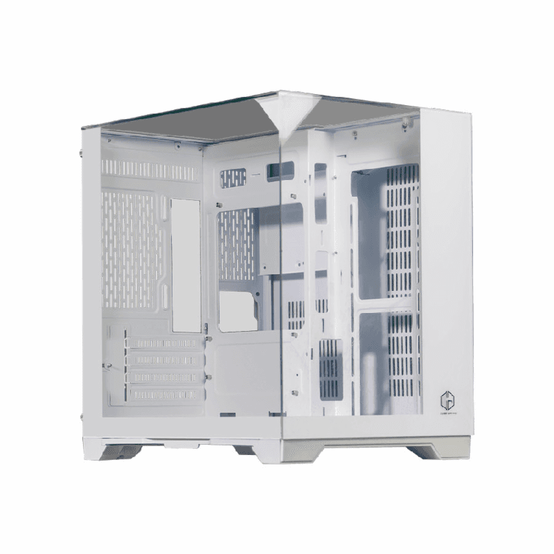 CUBE GAMING PREMIUM CIELO (WHITE) mATX Front-Top & Left Side Tempered Glass