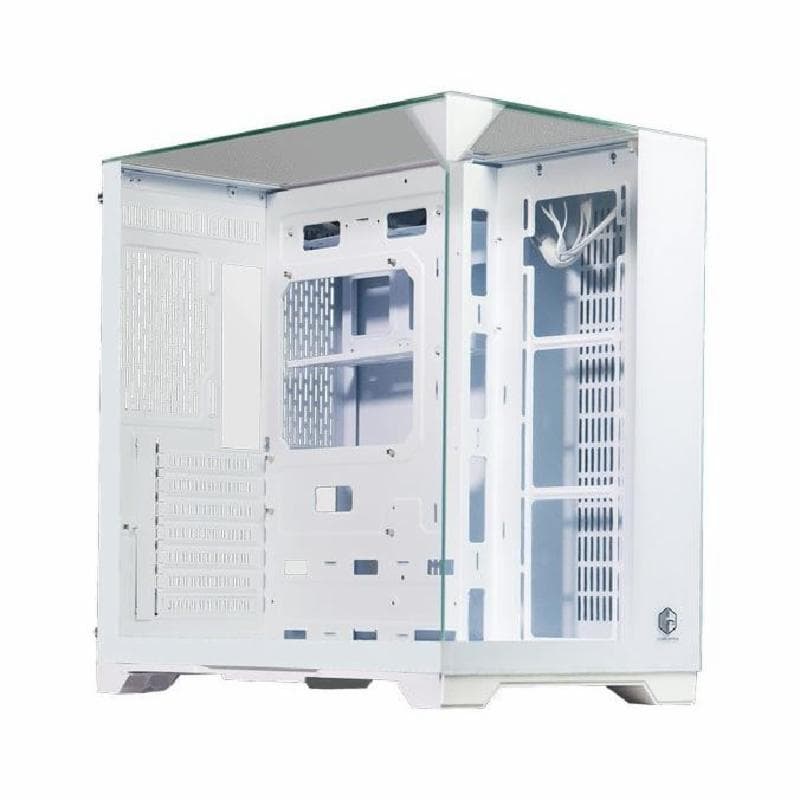 CUBE GAMING PREMIUM CIELO ATX (WHITE) Front-Top & Left Side Tempered Glass