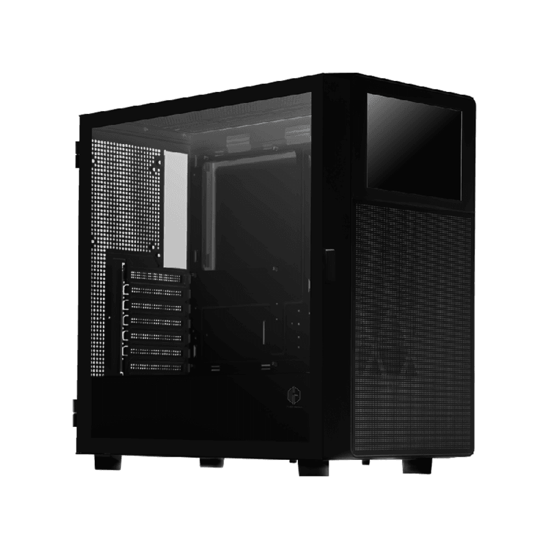 CUBE GAMING CINEMA (BLACK) ATX Gaming Case - All Inside - Mesh Front Panel with Display Front It!