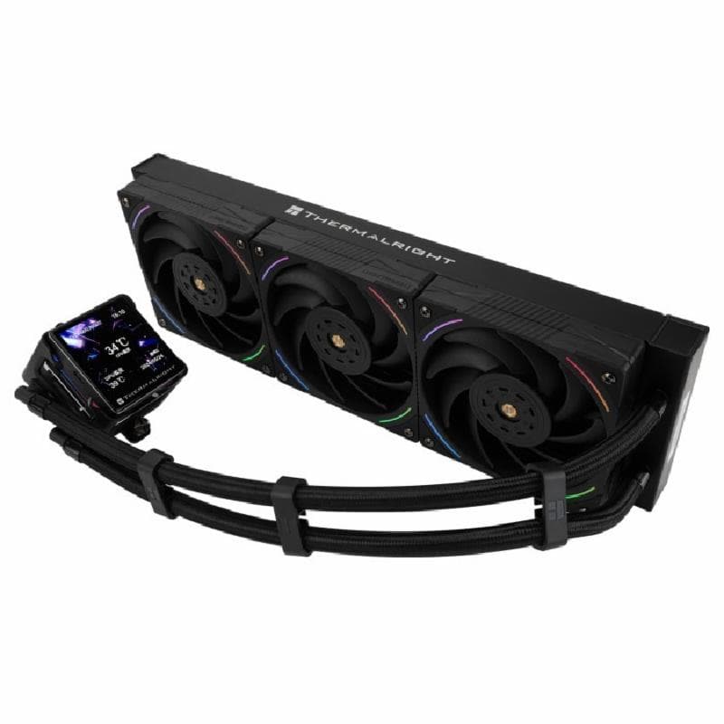 THERMALRIGHT ELITE VISION 360 BLACK ARGB w/ LCD Display CPU AIO Water Cooling