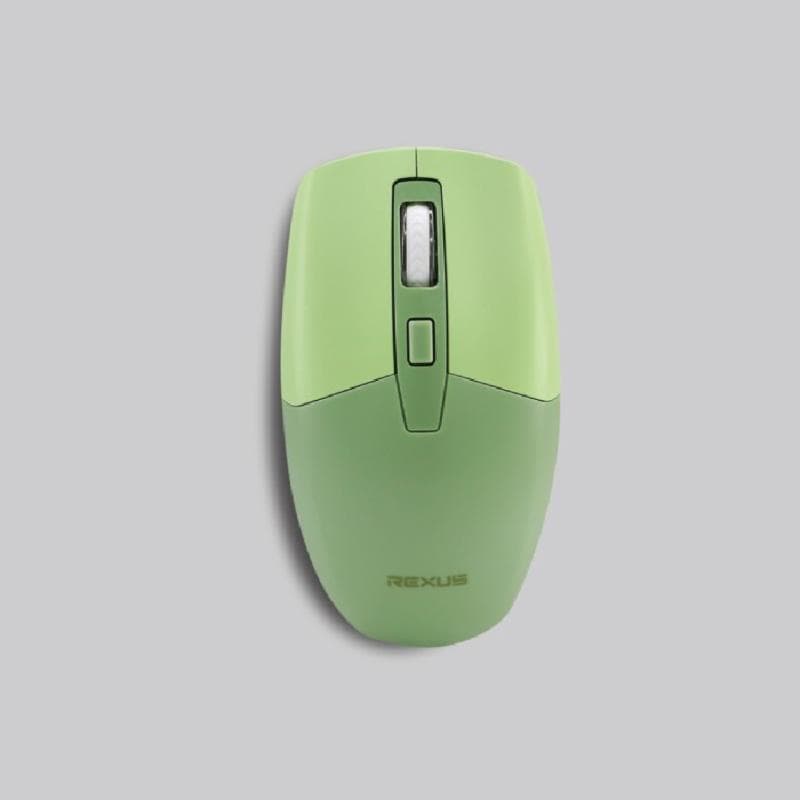 REXUS Q50 GREEN MOUSE WIRELESS OFFICE