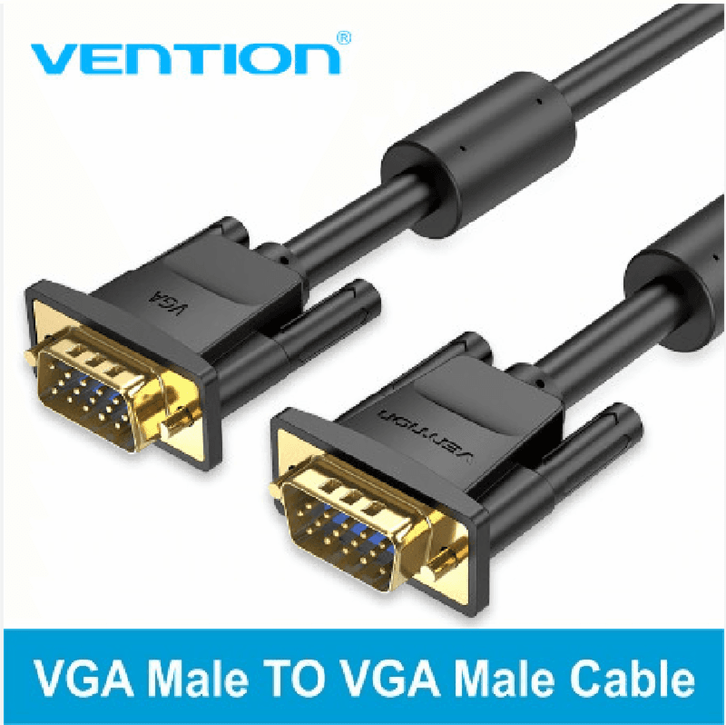VENTION DAEBF KABEL VGA GOLD PLATE(3+6) BLACK 1M