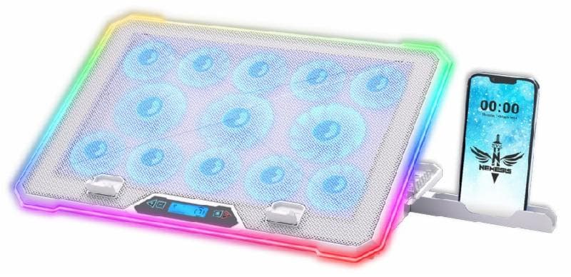 NYK NEMESIS X13 SNOWBREEZE 13 FAN (WHITE) COOLER NOTEBOOK