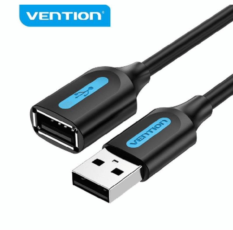 VENTION CBIBD 0.5M USB2.0 A Male-A Female Extension KABEL black