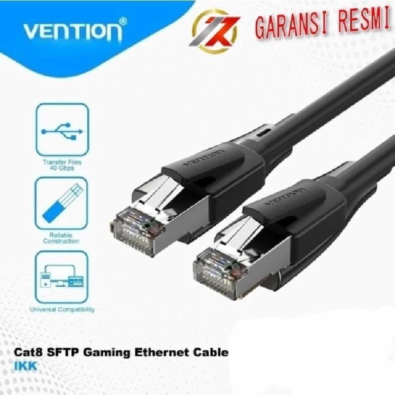VENTION IKKBG KABEL LAN Cat8 SFTP Patch 1.5M Black