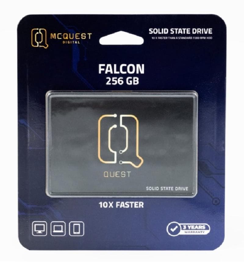 MCQUEST DIGITAL FALCON 256GB 2.5'' SATA III SSD