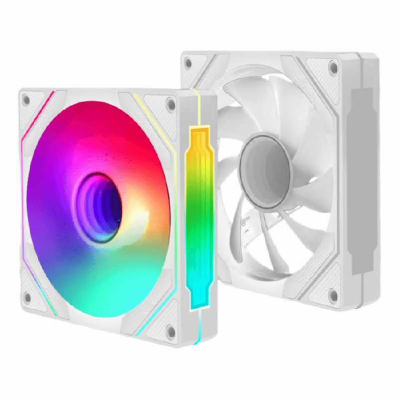 VBR WHISPER (WHITE) ARGB FAN 12 CM - 3 PIN 5V