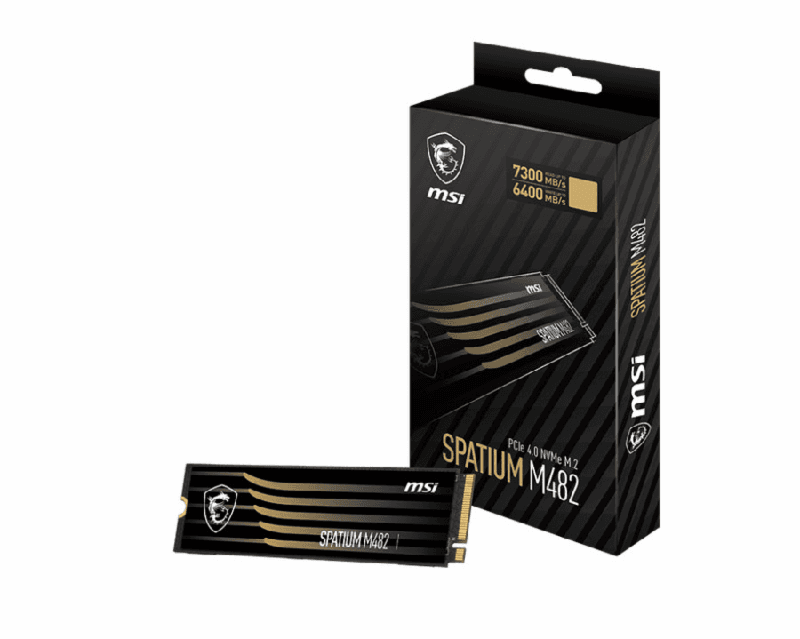 MSI SPATIUM M482 1TB PCIe 4.0 NVMe M.2