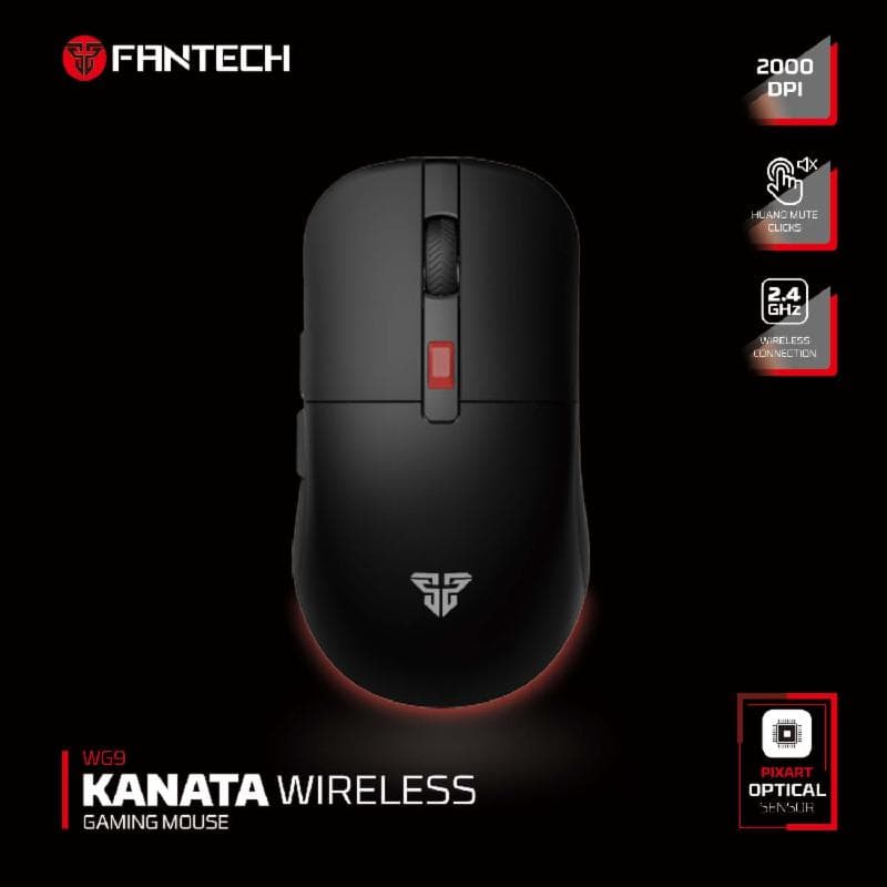 FANTECH KANATA WG9 (BLACK) GAMING MOUSE WIRELESS