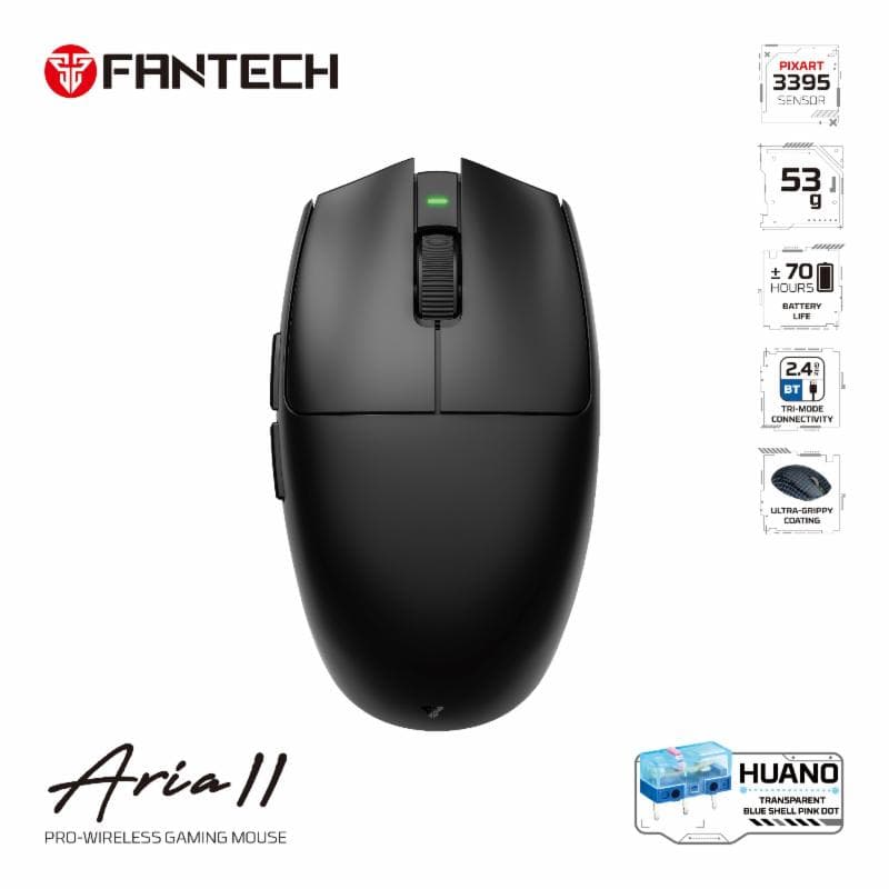 FANTECH ARIA II XD7V2 (BLACK) GAMING MOUSE