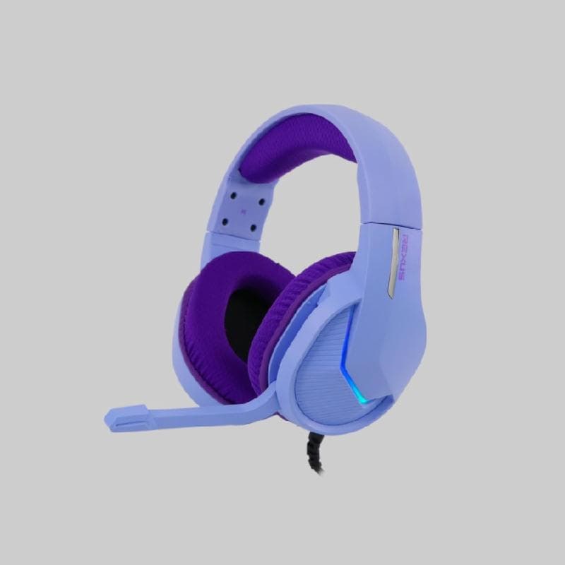 REXUS VONIX F80 (PURPLE) HEADSET GAMING RGB