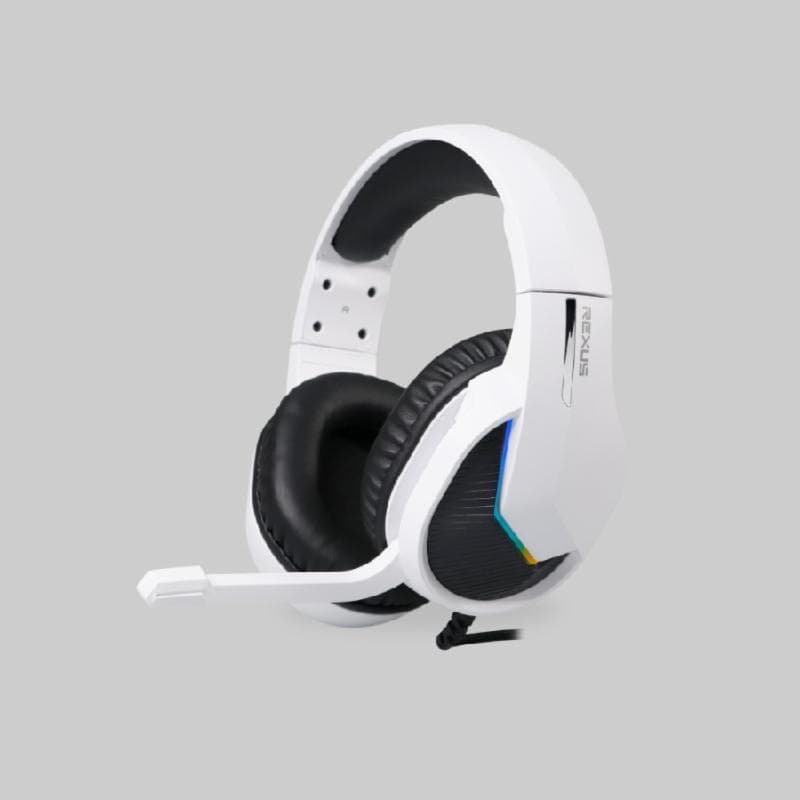 REXUS VONIX F80 (WHITE) HEADSET GAMING RGB