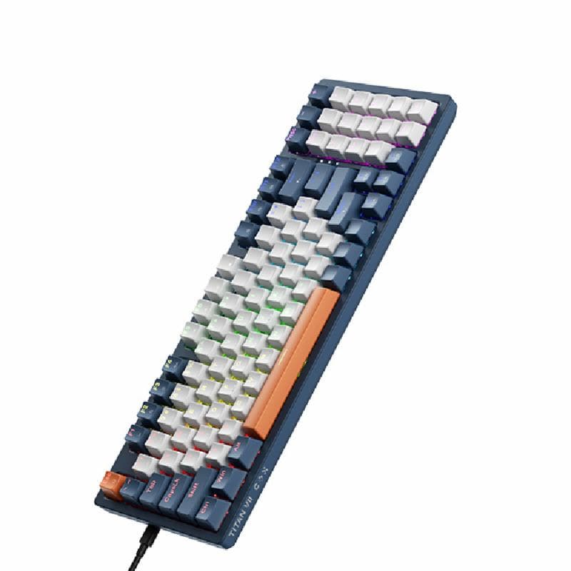 GAMEN TITAN 7 (White) Silver Switch Gaming Mechanical Keyboard
