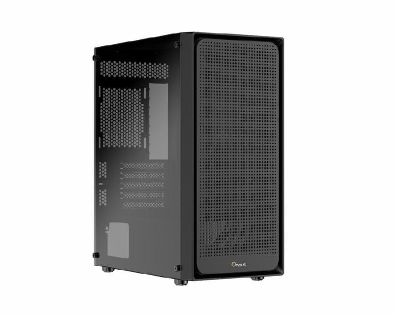 OCYPUS GAMMA C50 (BLACK) m-ATX Inc 4 fan Gamma F12 Black Gaming Case