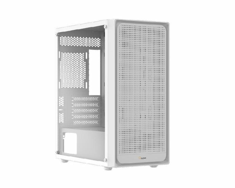 OCYPUS GAMMA C50 (WHITE) m-ATX Inc 4 fan Gamma F12 White Gaming Case