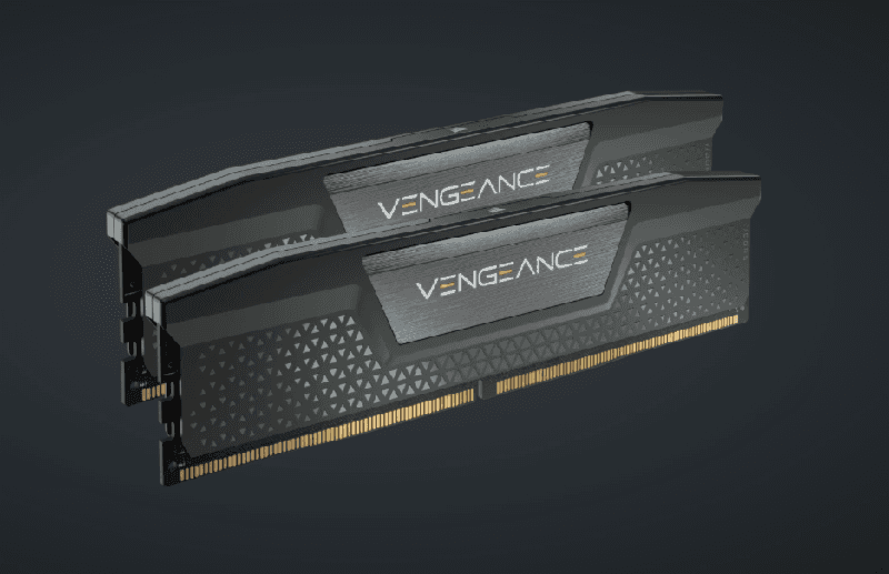 CORSAIR VENGEANCE (BLACK) 64GB (2x32GB) DDR5 DRAM 5200MHz C40 CMK64GX5M2B-5200Z40
