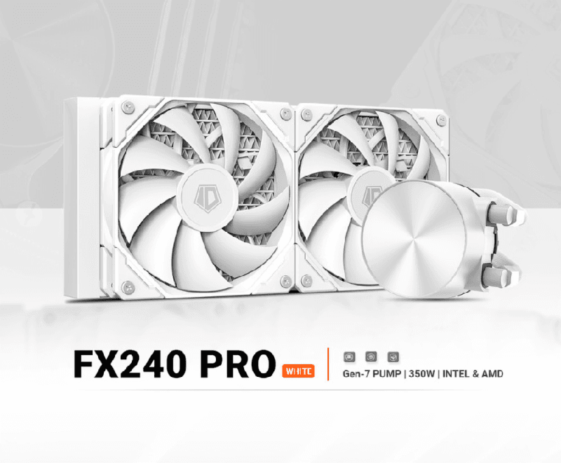 ID-COOLING FX240 PRO WHITE AIO CPU Water Cooling