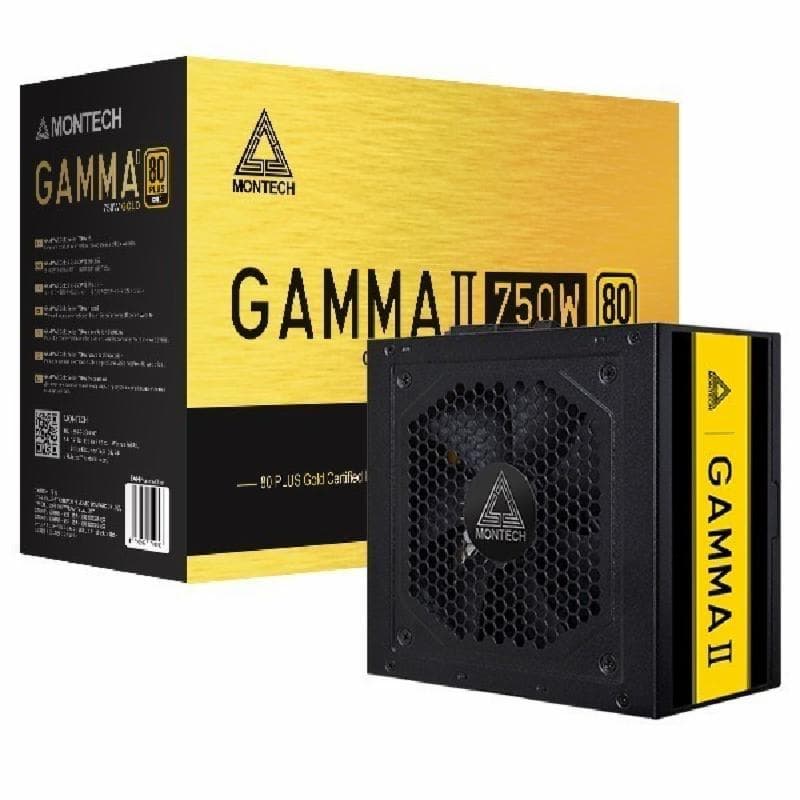 MONTECH GAMMA II 750W 80 PLUS GOLD POWER SUPPLY