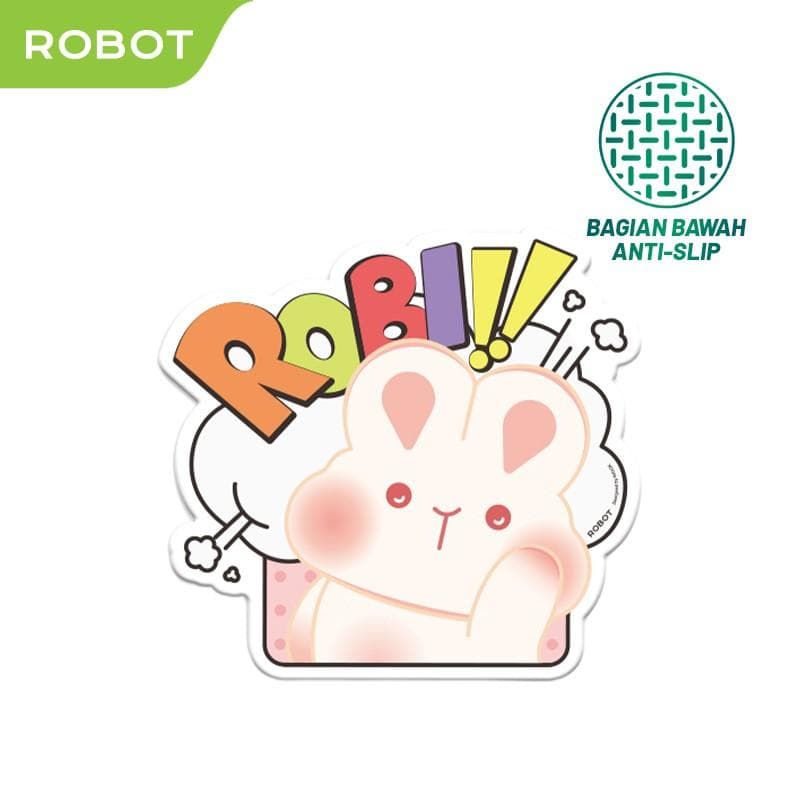 ROBOT RP07 WHITE MOUSEPAD