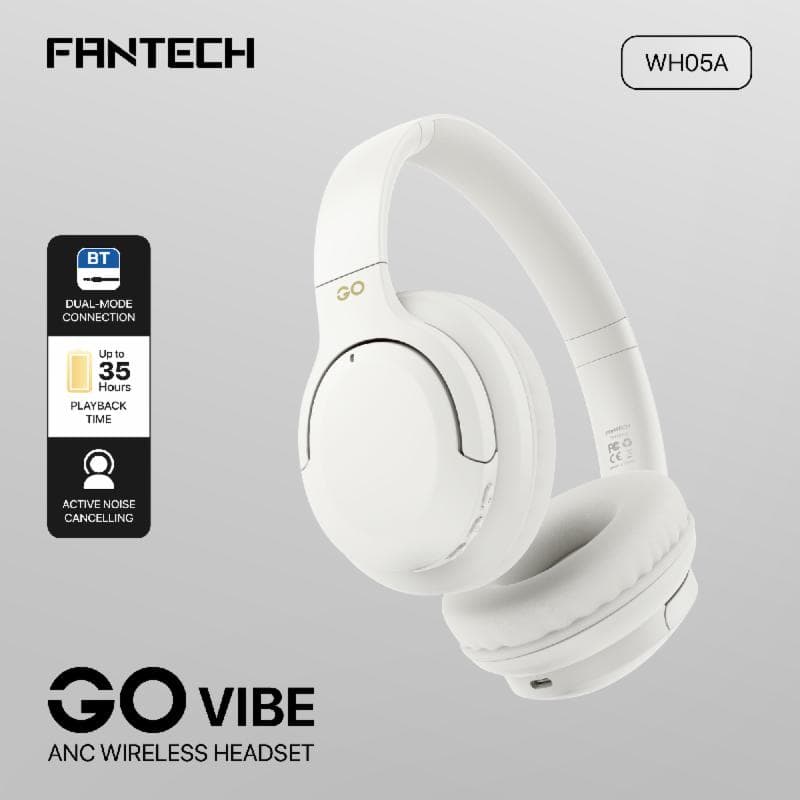 FANTECH GO VIBE WH05A (GREY) Wireless Bluetooth Headset