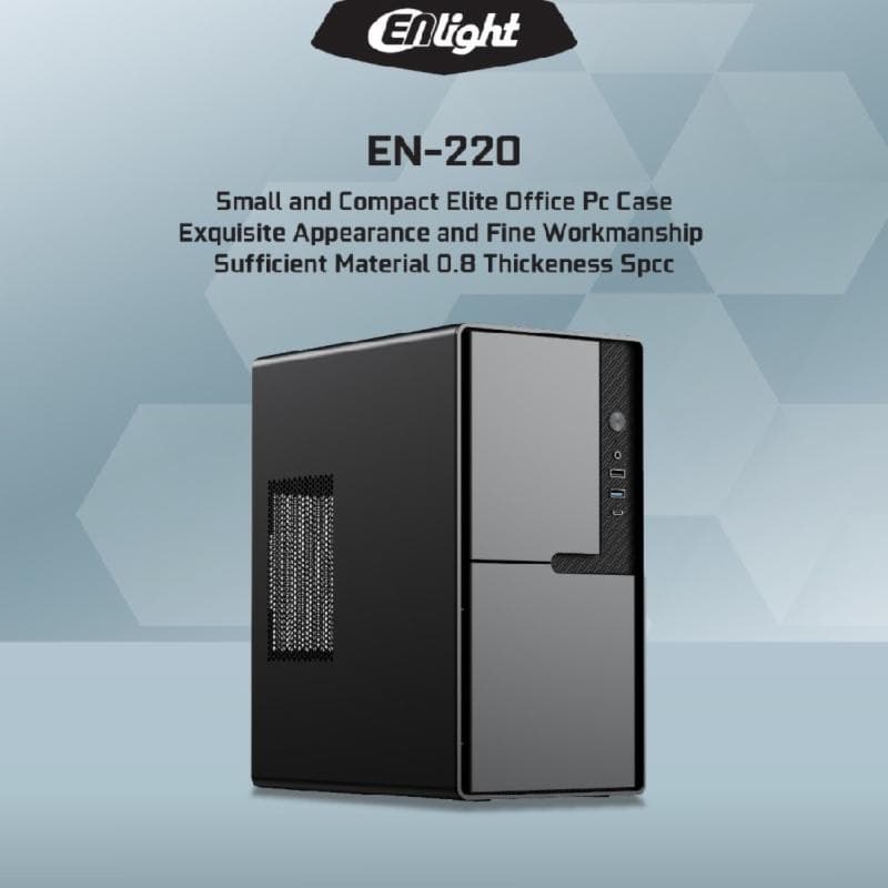 ENLIGHT EN-220 M-ATX PSU 300W Mid Slim USB3.0 Case