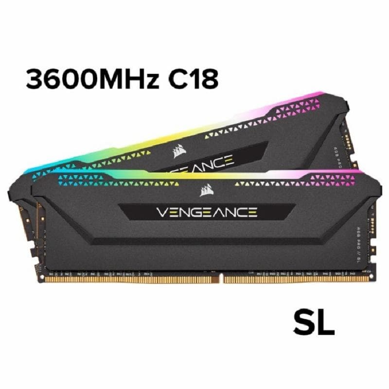 CORSAIR VENGEANCE RGB PRO SL DDR4 32GB (2x16GB) 3200MHz CMH32GX4M2E3200C16