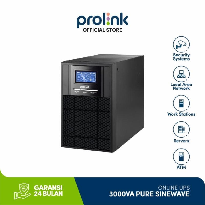 PROLINK PRO903ES UPS ONLINE 3000VA 2700W SINEWAVE