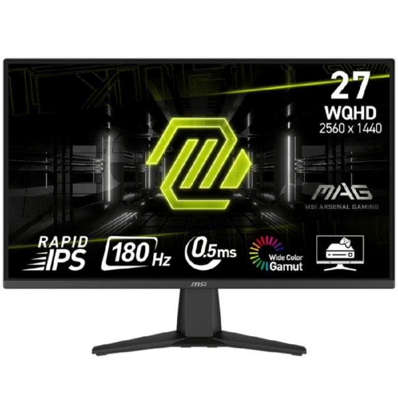 MSI MAG 275QF - 27 Inch 2K WQHD 1440P IPS 180Hz 0.5ms