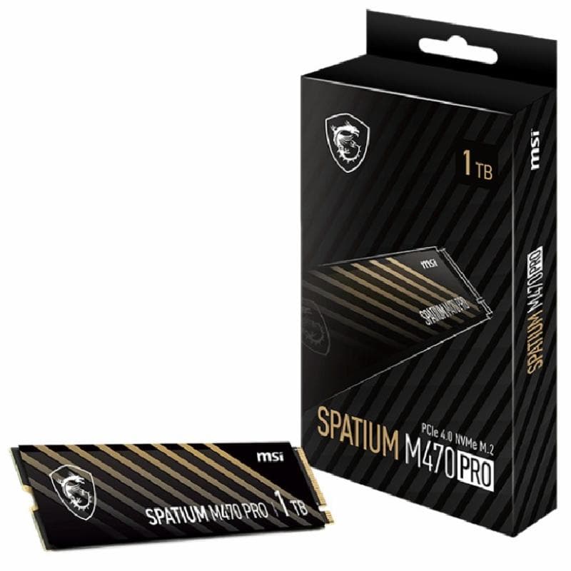 MSI SPATIUM M470 PRO 1TB PCIe 4.0 NVMe M.2 SSD