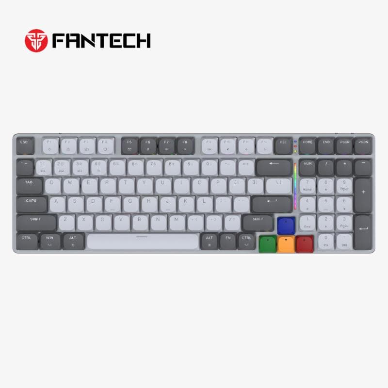 FANTECH MK916 MAXFIT AIR 99 (GREY) RED SWITCH TRI-MODE CONNECTION GAMING KEYBOARD