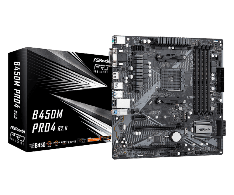 ASROCK B450M Pro4 R2.0 AM4
